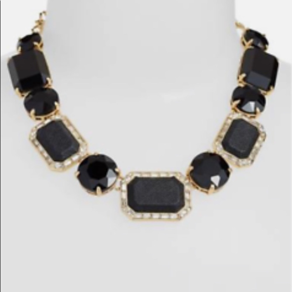 Kate Spade Women's Jackpot Jewels Necklace Black Gold-Gorgeous!  Like New!